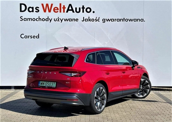 Skoda Enyaq cena 179900 przebieg: 6344, rok produkcji 2022 z Lubsko małe 529